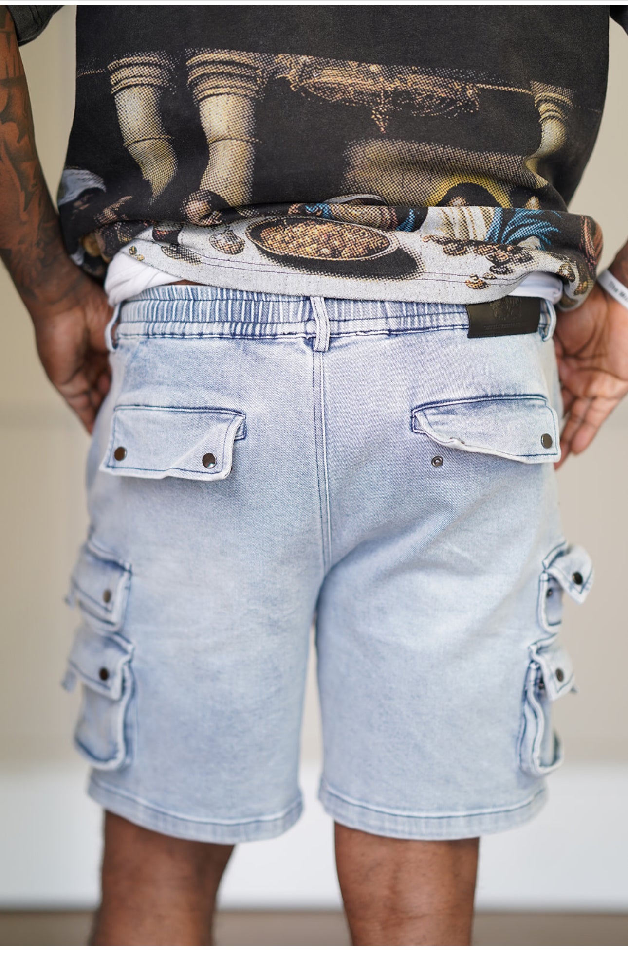 E3 Tactical cargo shorts( Laser Blue)